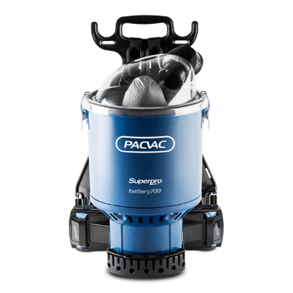 Picture of Vacuum Cleaner Battery Powered Pacvac Superpro 700 backpack - 4 Batteries Included