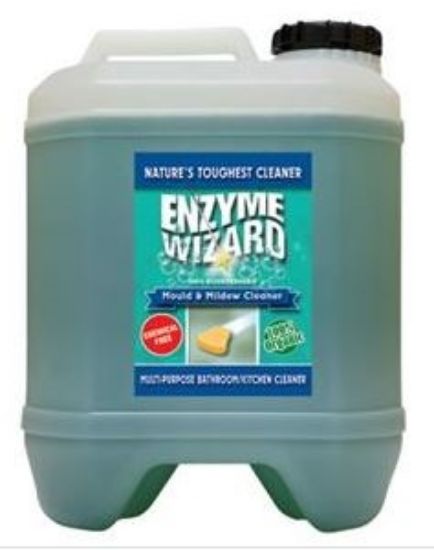 Picture of Enzyme Wizard Mould & Mildew Multi Purpose Bathroom / Kitchen  Spray & Wipe Cleaner 20L