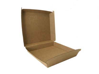 Picture of Pizza Box 6.5in Beta Board Brown - 163mm x 163mm Base DImensions x 47mm High