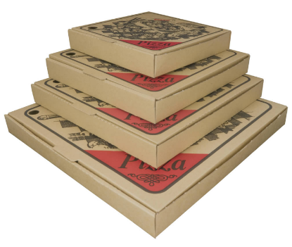 Picture of Pizza Box 9in Cardboard  Printed