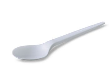 Picture of Enviro Cutlery PLA Compostable Spoon WHITE 