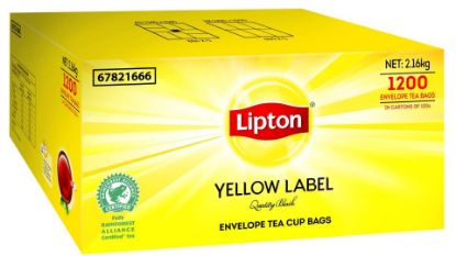 Picture of Tea bags - Lipton Yellow Label Black Enveloped Premium Tea