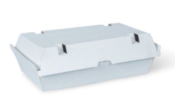 Picture of Cardboard Snack Box Large White - with vents