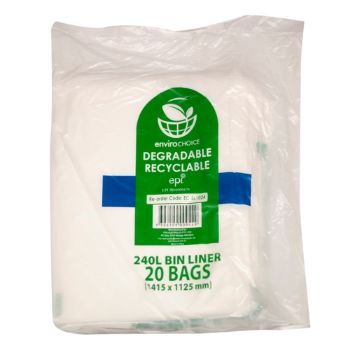 Picture of Garbage Bin Liners 75L Clear Biodegradable - 940 x 745mm