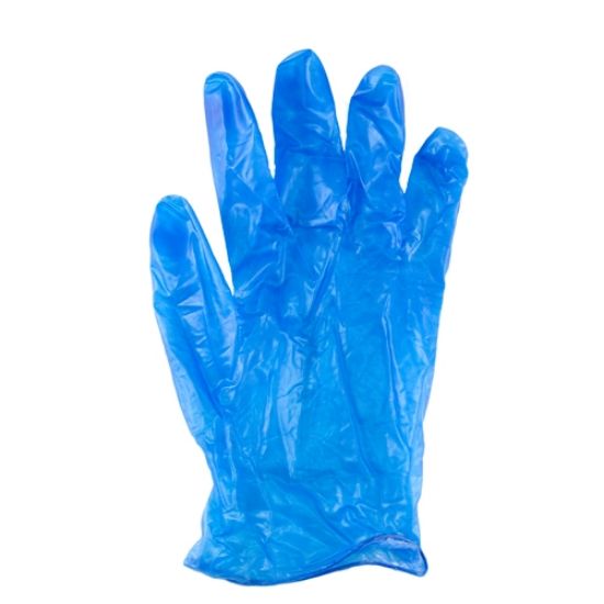 Picture of Gloves Vinyl Everyday Powdered Blue