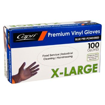 Picture of Gloves Vinyl Everyday Powdered Blue 