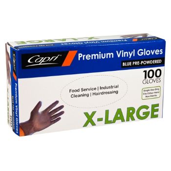 Picture of Gloves Vinyl Everyday Powdered Blue