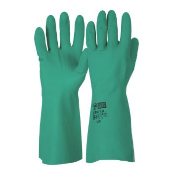 Picture of Gloves Nitrile Chemical H/D 33cm Green