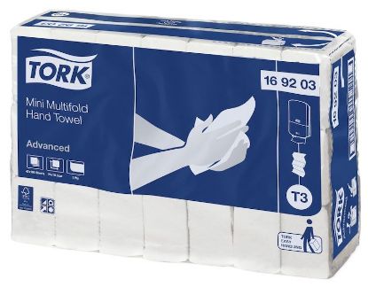 Picture of Hand Towel T3 Tork Mini Multifold 169203