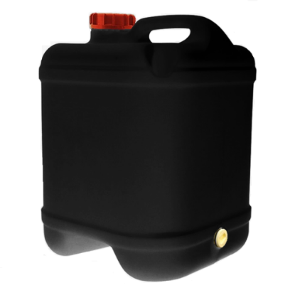 Picture of 20L Black Drums - DG  (no Bung) - Not Drilled
