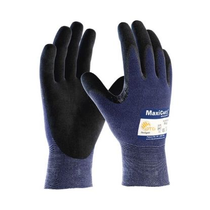 Picture of Glove - Black Micro-Foam Nitrile Coated Maxicut Ultra 44-3745 - Cut 5 