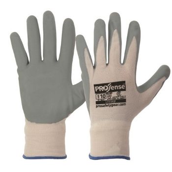 Picture of Glove -Nitrile Foam Coated Nylon(grey/white)