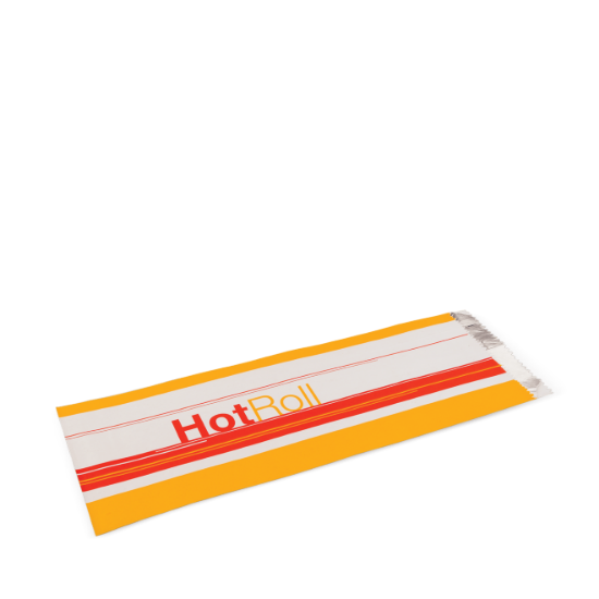 Picture of Foil Chicken Roll Bag Printed "Hot Roll" - 308 x 115 x 45mm
