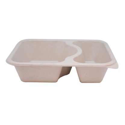 Picture of Pulp 2 Cavity Shallow Tray - 178mm x 125mm Base x 38mm High