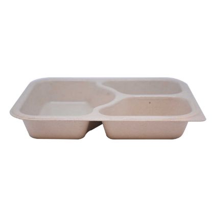 Picture of Pulp 3 Cavity Shallow Tray - 178mm x 125mm Base x 38mm High 