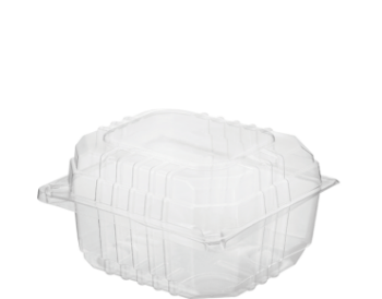 Picture of Clear Plastic Burger Pack Small - 100x90x65mm (Internal) - Castaway CA-CVP046