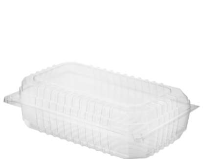 Picture of Clear Plastic Salad Clam Pack Large 180x105x60mm (Internal) - Castaway CA-CVP049