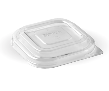 Picture of Clear PET Lid to suit 280-630mL Biocane Takeaway Base