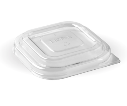 Picture of Clear PET Lid to suit 280-630mL Biocane Takeaway Base