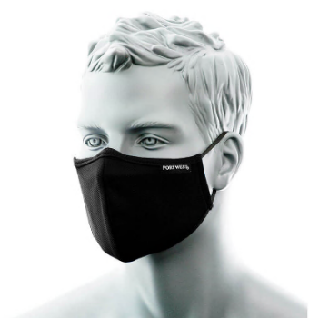 Picture of Anti-Microbial Fabric Face Mask with NoseBand 3 Ply -Reusable 