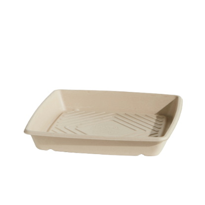 Picture of Natural Fibre Compostable Platter - 305x305x45mm (Lid Sold Seperately)