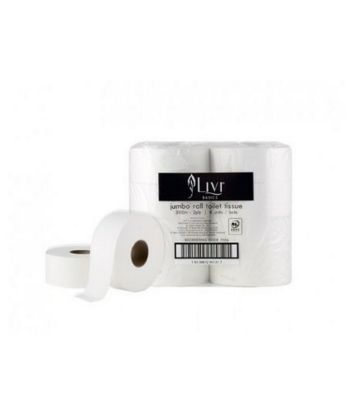 Picture of Toilet Paper Jumbo Roll 2 Ply 300m - Bagged