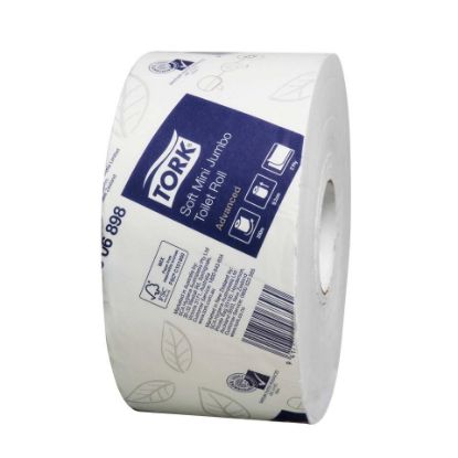 Picture of Toilet Paper Mini Jumbo Roll T2 Tork Advanced 2 ply 200mt 2306898