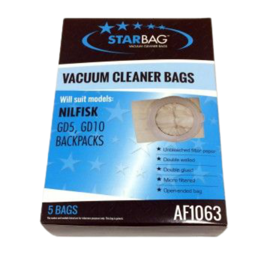 Picture of Vacuum Bags - AF1063 -  fits: Nilfisk GD5 & GD10