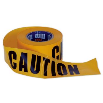 Picture of Printed Barricade Tape - "Caution" Black on Yellow - 100m x 75mm