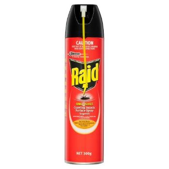 Picture of Crawling Insect Surface Spray 300gm Aerosol - Raid One Shot With Target nozzle