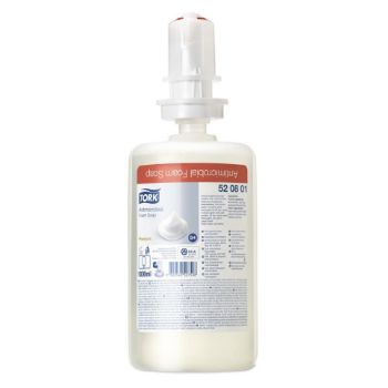 Picture of Tork Antimicrobial Foam Soap Hand Cleanser Cartridge S4 - 1000ml 520801