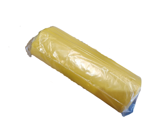 Picture of Bin Liner 240l Plastic Bag LDPE 1440mm (L) x 630mm (W) + 480mm (G) - YELLOW TINT