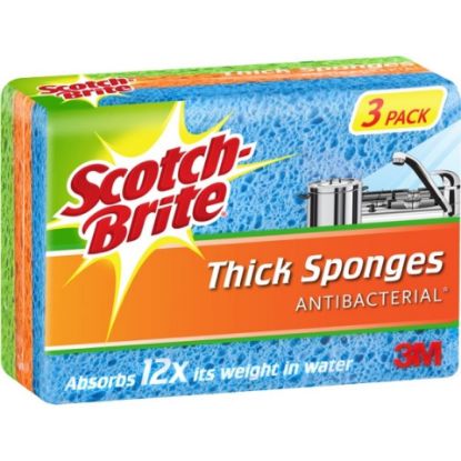 Picture of Scotch-Brite Anti-Bacterial Handy Sponge - Pack of 3