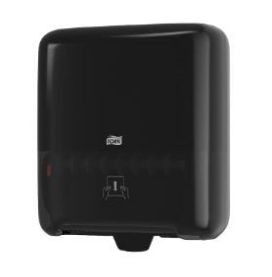 Picture of Plastic Autocut paper hand towel Roll Dispenser Tork Matic H1 - BLACK 551008