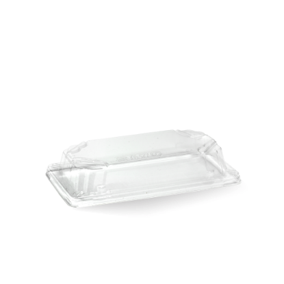 Picture of PLA Lid to Suit Small Sushi Tray - Clear 169x93mm