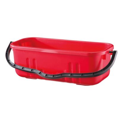 Picture of 18L RED Flat Mop Window Cleaning Bucket
