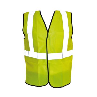 Picture of Safety Vest Fluro Yellow - Day/Night - Reflective tape 