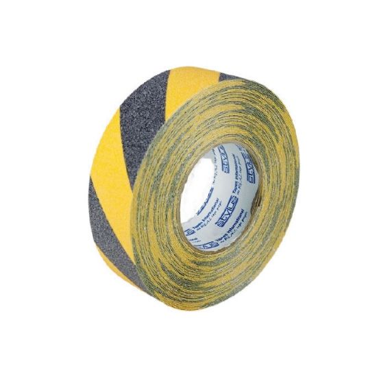 Picture of Non-Slip Tread Tape - Black / Yellow 50mm x 18.2m