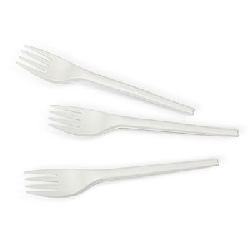 Picture of Enviro Cutlery PLA Compostable Fork WHITE