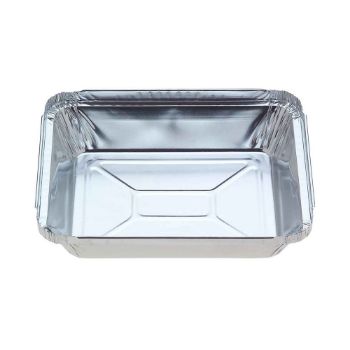 Picture of 7117/RFC440 Rectangular Foil Container (Small) - 126mm x 101mm Base Dimensions x 26mm High