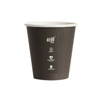 Picture of Black 4oz Single Wall Smooth Cup