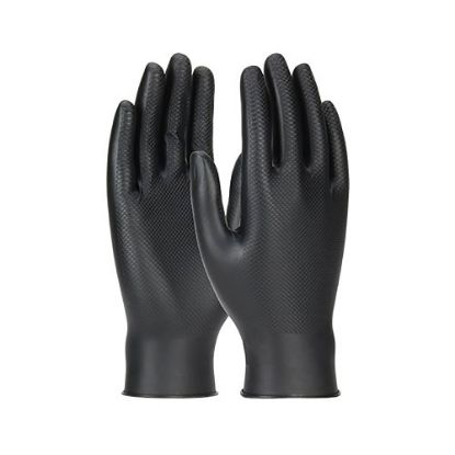 Picture of Gloves Nitrile - Black - Fish Scale Grip