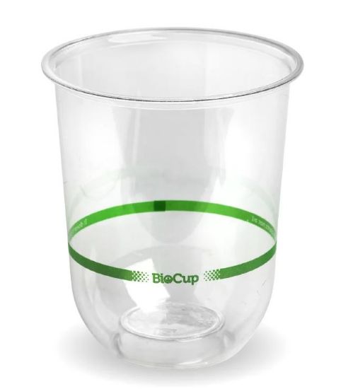 Picture of 500ml Plastic Tumbler Cold Cup Clear Biopak