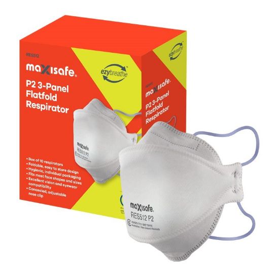 Picture of P2 Flat Fold 3 Panel Respirator