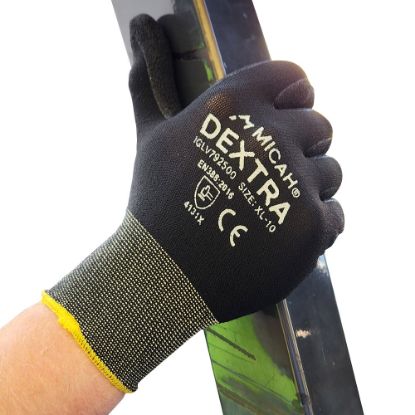 Picture of Glove - Black Foam Coated Nitrile Grip Glove - Micah Dextra 