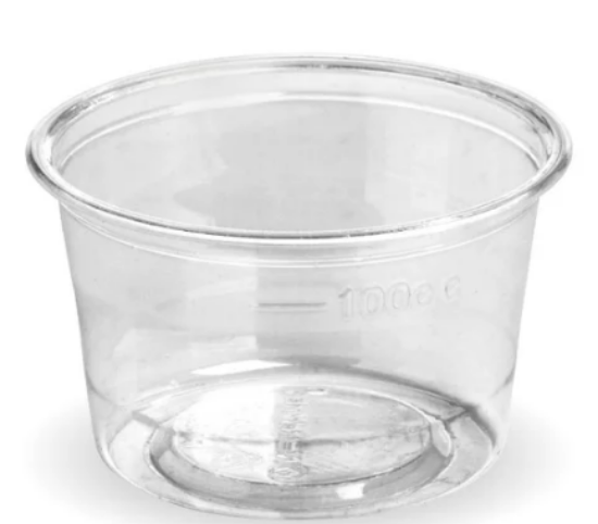 Picture of 140mL Sauce Cup Clear (Fits inside C-96D(N) Lid)