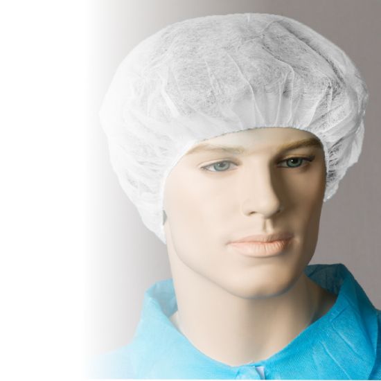 Picture of Hair Nets Non Woven Circular YELLOW 21in