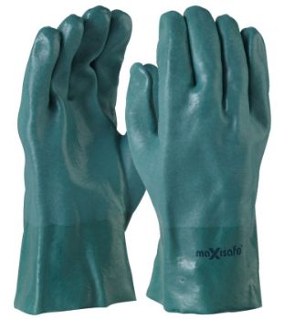 Picture of Gloves PVC -Double Dipped Green 27cm