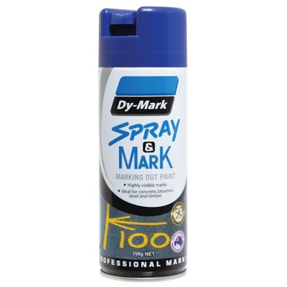 Picture of Paint Cans - Spray and Mark 350gm Blue 