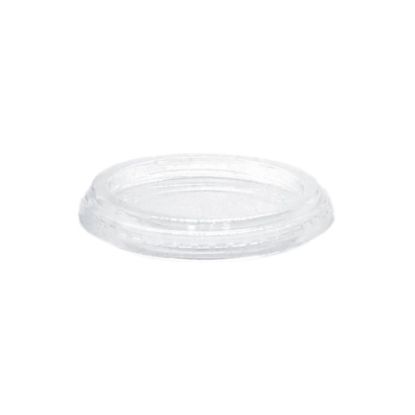 Picture of 76mm Flat Lid to suit 60ml-280ml Biopak Cup with x-Slot